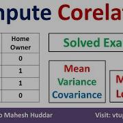 How To Find The Coefficient Of Correlation Correlation Between Two Variables By Mahesh Huddar