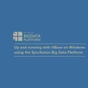 Up And Running With HBase On Windows Using The Syncfusion Big Data Platform