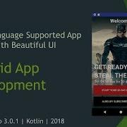Multi Language Supported App With Beautiful UI Android Studio 3 0 1 Kotlin 2018