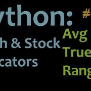Python Programming Average True Range ATR 2 Mathematics And Stock Indicators