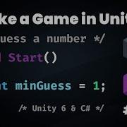 Unity 6 C Variables Mastery Data Types String Concatenation Guess A Number Game 5
