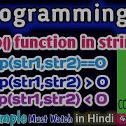 String Compare Function In C Strcmp Function Compare A String Using Strcmp Function In C