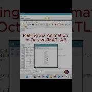 3D Animation In Octave MATLAB Octave Tutorial Coding Howto Matlab Datascience Data Animation