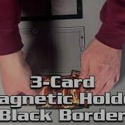 Magnetic 3 Card Holder 35 PT Black Border
