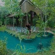 Girl Living Off The Grid Build The Most Beautiful Bamboo House Near My Village