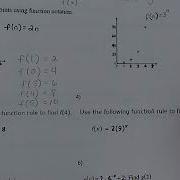 Function Notation With Exponential Functions