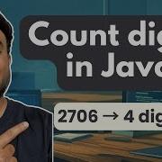 Count Digits In A Number In Java Java Basics For Beginners