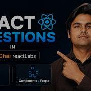 JSX Components Props React Interview Questions React Labs By Chaiaurcode