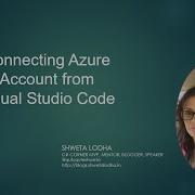 Подключение учетной записи Azure из Visual Studio Code