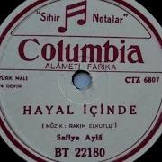 Safiye Ayla Hayal Içinde GERÇEK TAŞ PLAK KAYDI