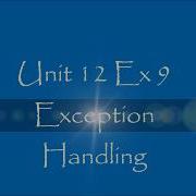 TCH322 Java 2 Unit 12 Ex 9