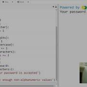 Checking Passwords For Requirements Trinket Video 2