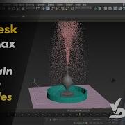 Autodesk 3Ds Max Fountain With Particles Systems