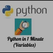 Python In 1 Minute Variables
