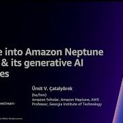 AWS Re Invent 2023 Deep Dive Into Amazon Neptune Analytics Its Generative AI Capabilities DAT325