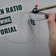How To Draw A Golden Ratio Rectangle Spiral Sacred Geometry Tutorial