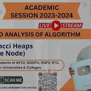 DAA53 Fibonacci Heap Operations Decreasing A Key And Deleting A Node FIB HEAP DECREASE KEY H X K
