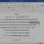 MAT 235 Eigenfunctions For Boundary Value Problems