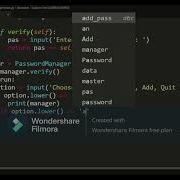 Password Manager With Python Pickle