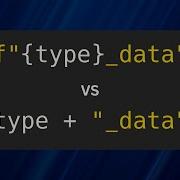 Python F Strings Faster Than Plus Sign Concatenation