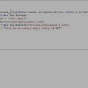 VB NET Tutorial 24 Sending An Email Visual Basic 2008 2010