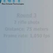 Muzzle Flash Detection Using A High Speed Infrared Camera 4 Rounds