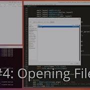 Разработка графического интерфейса пользователя на Python 4 Открытие файла