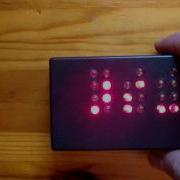 Battery Powered Binary Clock Based On A PIC Microcontroller