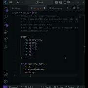 Breadth First Graph Traversal In Python