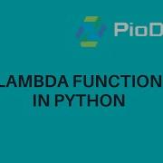 Lambda Function In Python