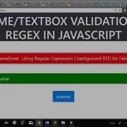Username Validation Using Regular Expression In JavaScript In Hindi TextBox Validation REGEX