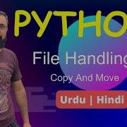 Copy And Move File In Python Tutorial 35 Python Tutorial In Hindi Urdu Ali Code