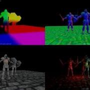 Vulkan API Deferred Rendering Example