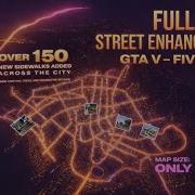Full Map Downtown Roads Street Enhancer V2 LEGION SQUARE GTA 5 Fivem Maps