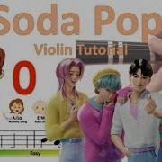 Saja Boys Soda Pop Sheet Music And Easy Violin Tutorial K Pop Demon Hunters