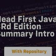 Head First Java 3rd Edition Summary Intro