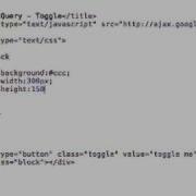 JQuery Toggle