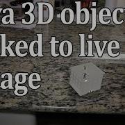 Maya 3D Objects Tracked To Live Footage Demo 1