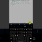 57 Python Program To Convert Miles Into Kilometers Using For Loop Python Pythonforbeginners Shorts
