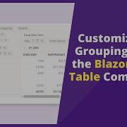 Customizing The Grouping Bar In Blazor Pivot Table Component