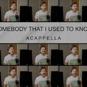 Gotye Somebody That I Used To Know ACAPELLA