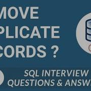How To Remove Delete Duplicate Records In SQL Hindi SQL Interview Questions And Answers 08