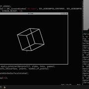 Coding A Rotating 3D Cube In C