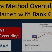 Java Method Overriding Explained With Bank Class Java Tutorial