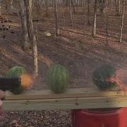 Glock 18 против арбузов