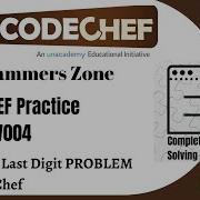 First And Last Digit FLOW004 CodeChef Practice Beginner CodeChef Complete Solutions