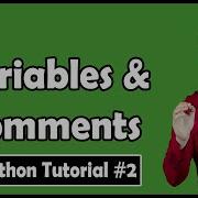 Variables Comments In Python Python Tutorial 2