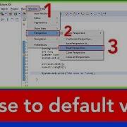 How To Reset Eclipse To Default View