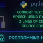 CONVERT TEXT TO SPEECH USING PYTHON GTTS PYTHON PROGRAMMING HERO