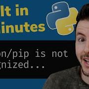 Fix Python Pip Is Not Recognized As An Internal Or External Command On Windows